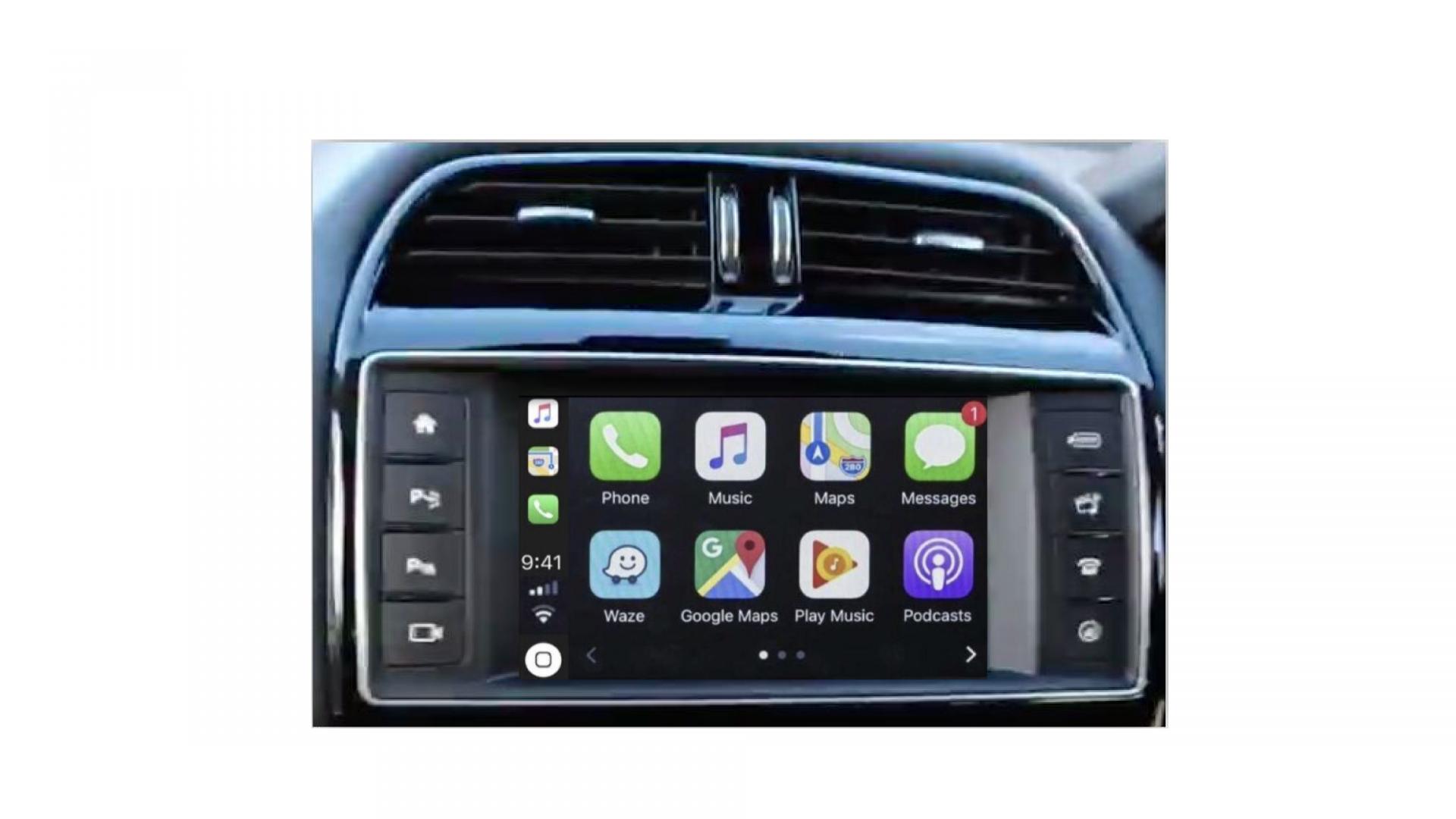 Jaguar xe et f pace boitier android apple carplay sans fil 1