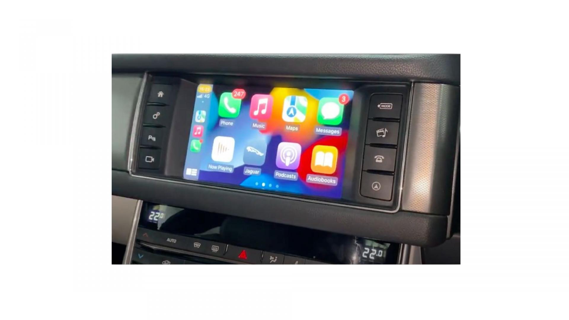 Jaguar xf de 2015 a 2020 boitier android apple carplay sans fil 