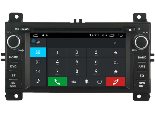 Jeep grand cherokee compass commander liberty patriot grand wrangler autoradio gps bluetooth autoradio gps android camera de recul commande au volant ipod tv dvbt 3g 4g pas cher wi