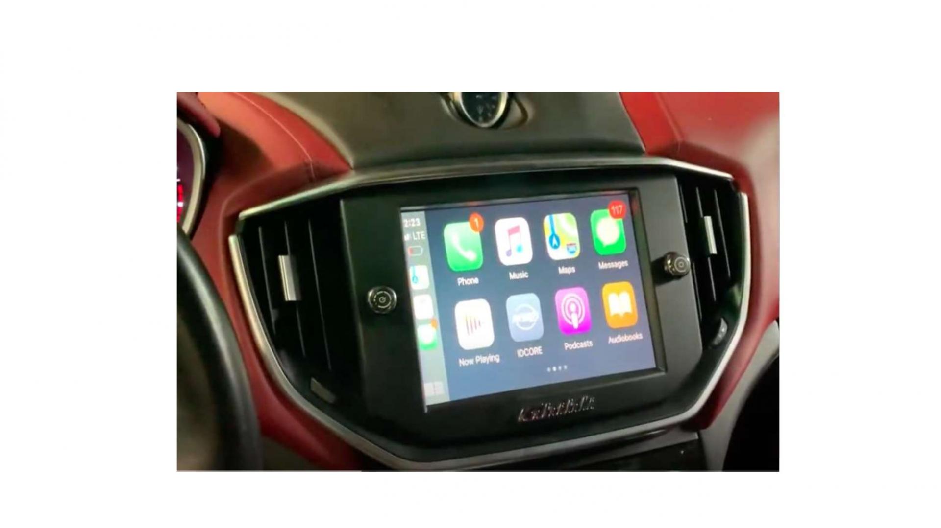 Maserati ghibli 2013 2016 boitier android apple carplay sans fil 