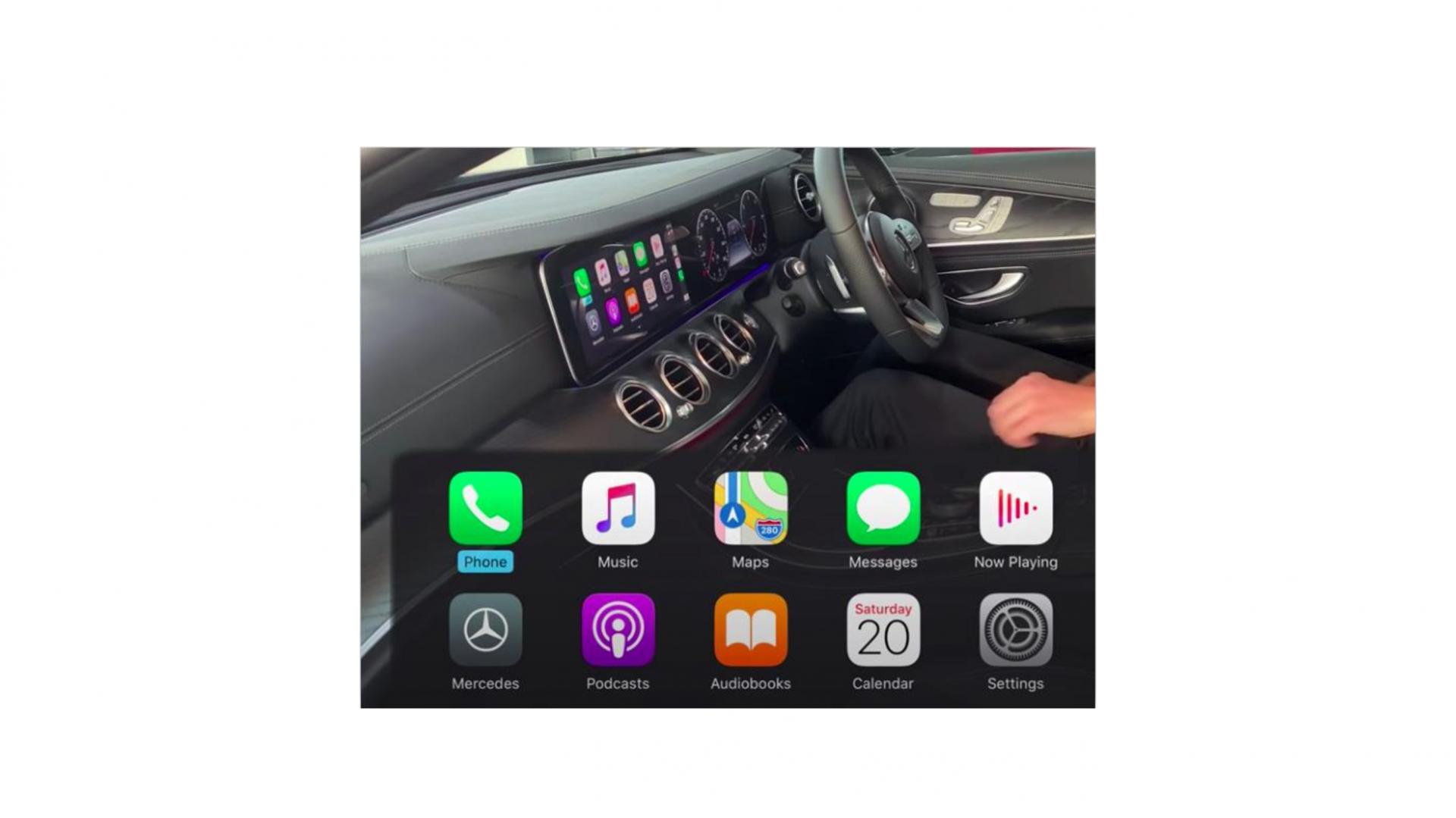 Mercedes a classe b cla gla glb a partir de 2019 boitier android apple carplay sans fil 