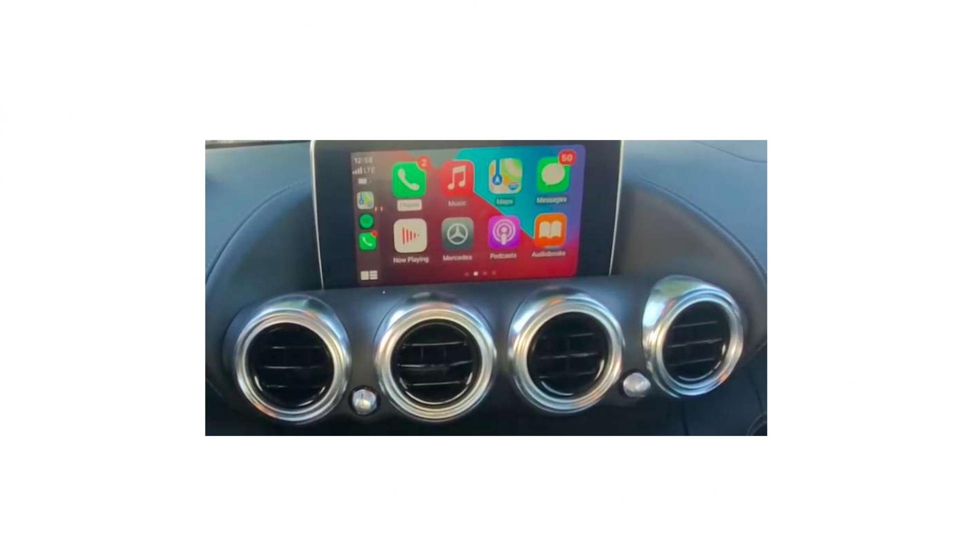 Mercedes amg gt boitier android apple carplay sans fil 
