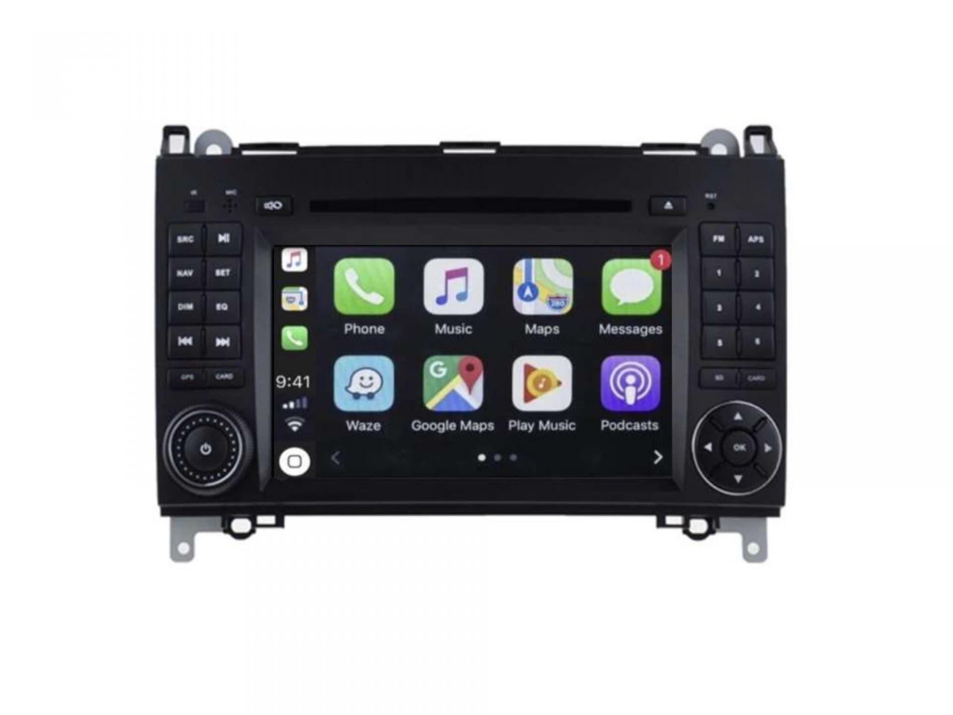Autoradio tactile GPS Bluetooth Android & Apple Carplay Mercedes Classe