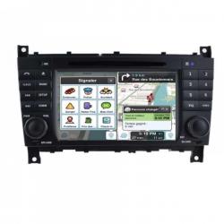 Autoradio tactile GPS Bluetooth Android & Apple Carplay Mercedes Classe C W203 Phase 2, Classe G, Classe CLC + caméra de recul
