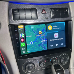 Autoradio GPS Mercedes Classe C W203 Phase 2, Classe G, Classe CLC écran entièrement tactile Bluetooth Android & Apple Carplay + caméra
