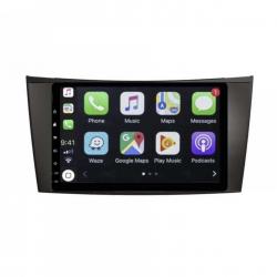 Autoradio GPS écran entièrement tactile Bluetooth Android & Apple Carplay Mercedes Classe E W211, Classe CLS W219 et Classe G W463 + caméra