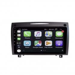 Autoradio GPS écran entièrement tactile Bluetooth Android & Apple Carplay Mercedes Classe SLK R170 et SLK R171 + caméra de recul