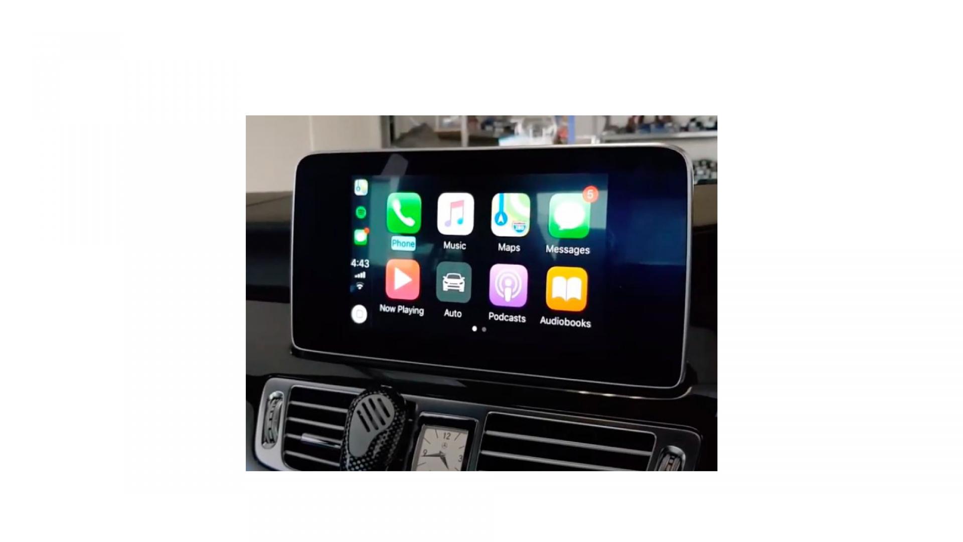 Mercedes cls 2014 2018 boitier android apple carplay sans fil 