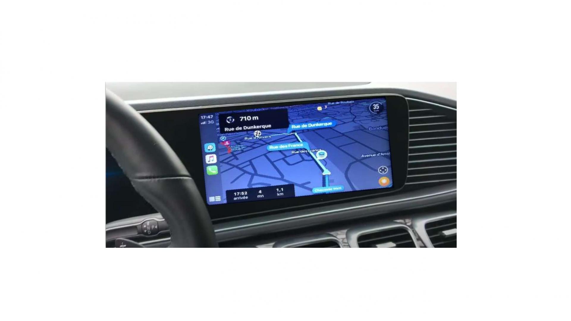 Boîtier Apple Carplay & Android Auto sans fil pour Mercedes GLE et GLS à  partir de 2019