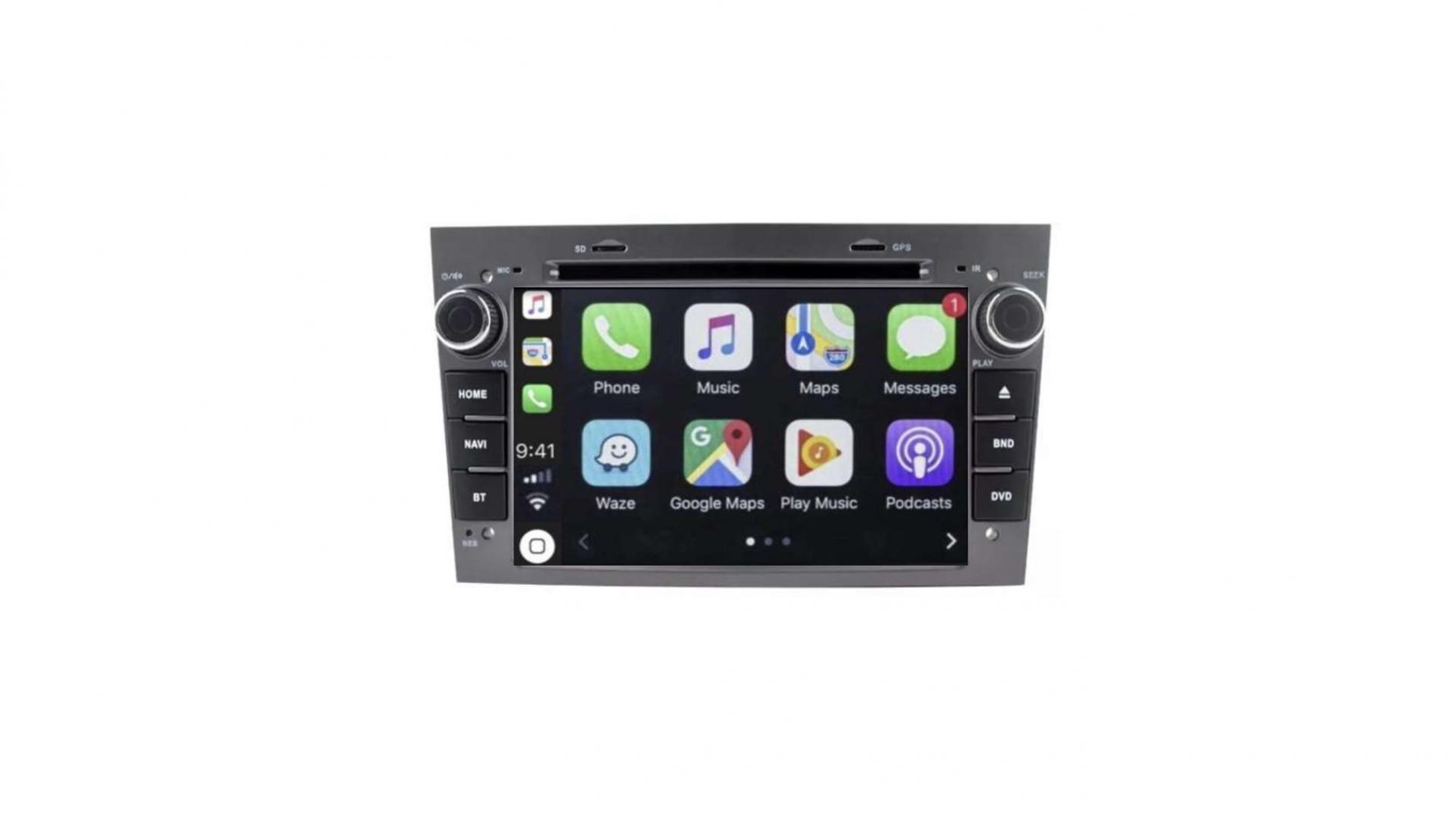 Autoradio tactile GPS Bluetooth Android & Apple Carplay Opel Astra,  Corsa,Antara,Meriva,Vectra,Vivaro,Zafira + caméra de recul