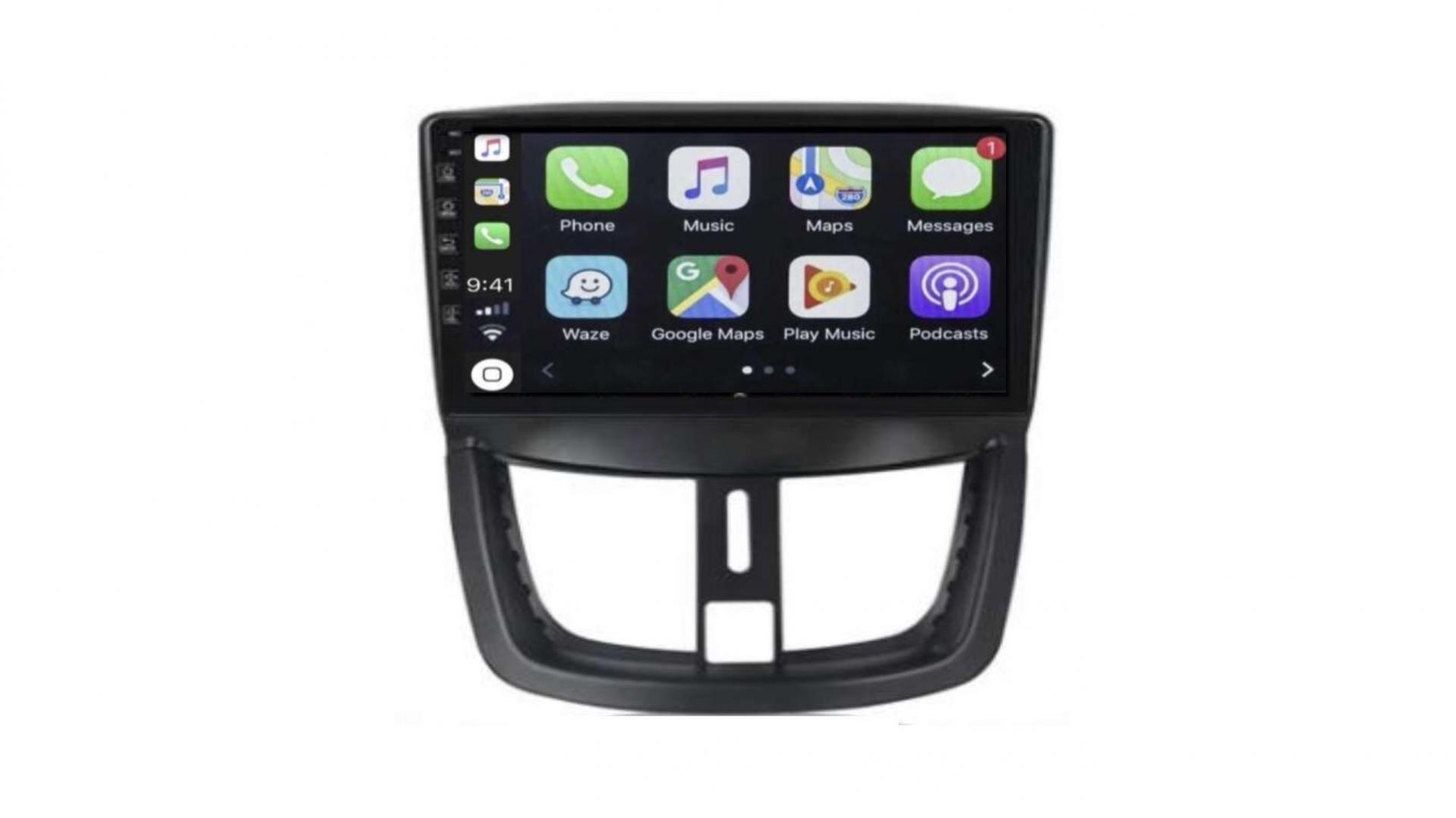 Autoradio NEUF tactile Apple CarPlay pour Peugeot 207 - Équipement