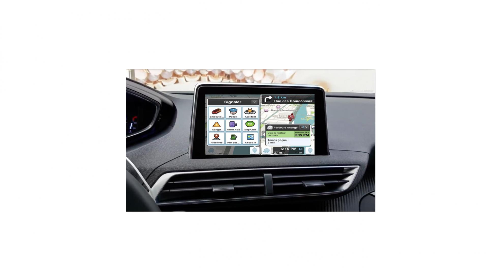 Peugeot 3008 boitier android apple carplay sans fil 4 