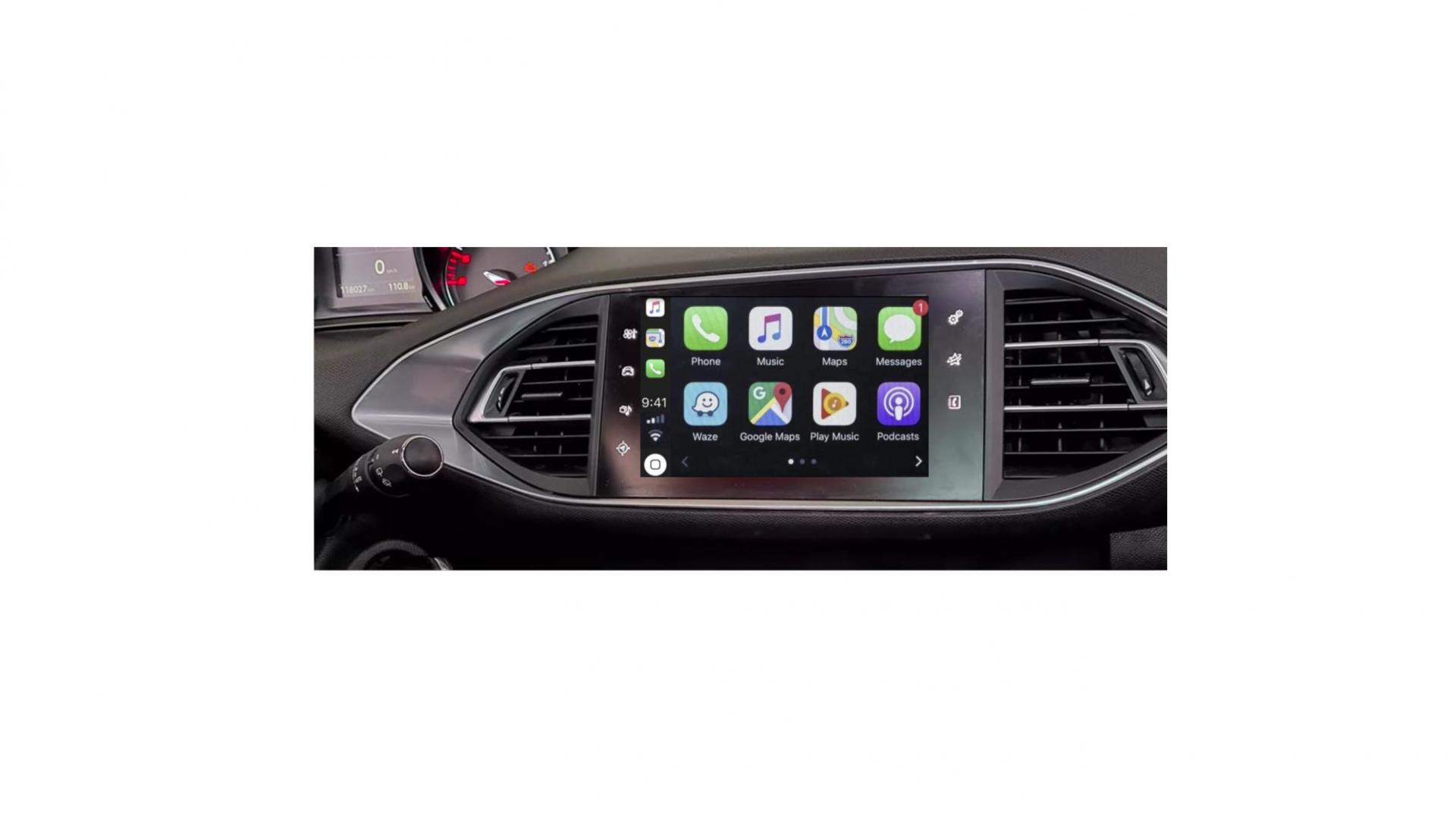 Peugeot 308 boitier android apple carplay sans fil 1 