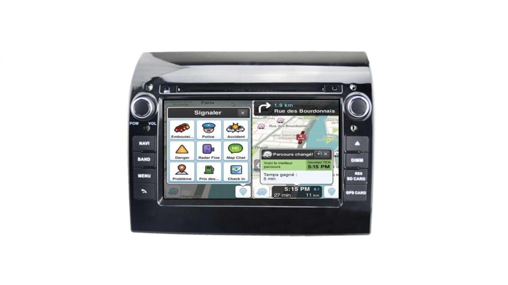 Autoradio tactile GPS Bluetooth Android & Apple Carplay Peugeot Boxer