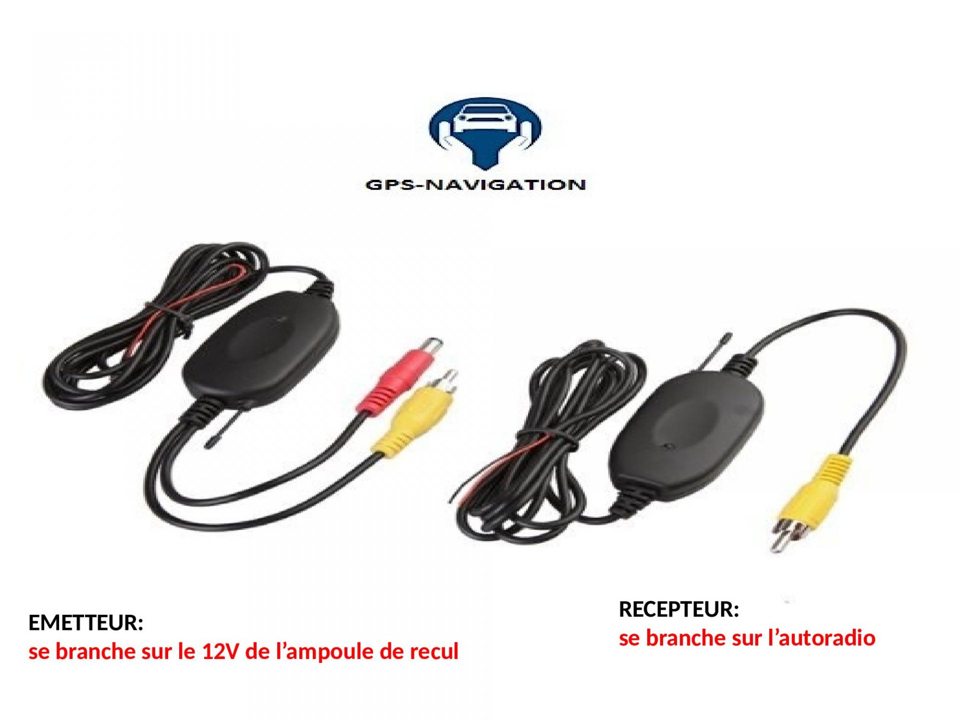 Système sans fil pour caméra de recul