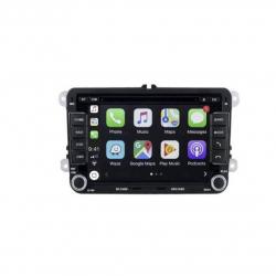 Autoradio tactile GPS Bluetooth Android & Apple Carplay Skoda Superb Octavia Yeti Roomster Fabia Rapid + caméra de recul