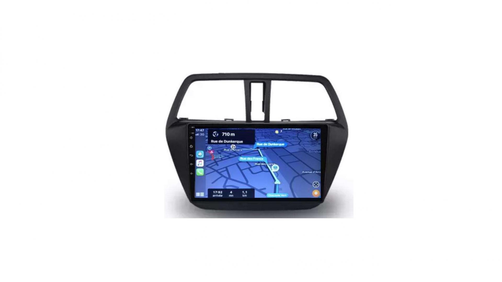 Suzuki sx4 s cross autoradio android apple carplay gps bluetooth depuis 2013 et camera de recul 02