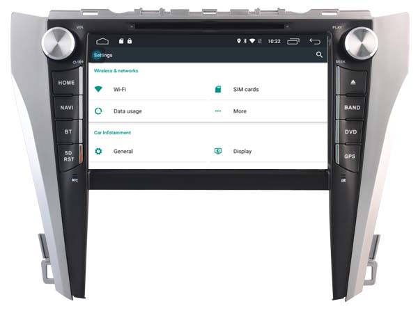 Dupliquer Ecran Smartphone Sur Tablette Bluetooth AUTORADIO ANDROÏD GPS BLUETOOTH TOYOTA CAMRY depuis 2015