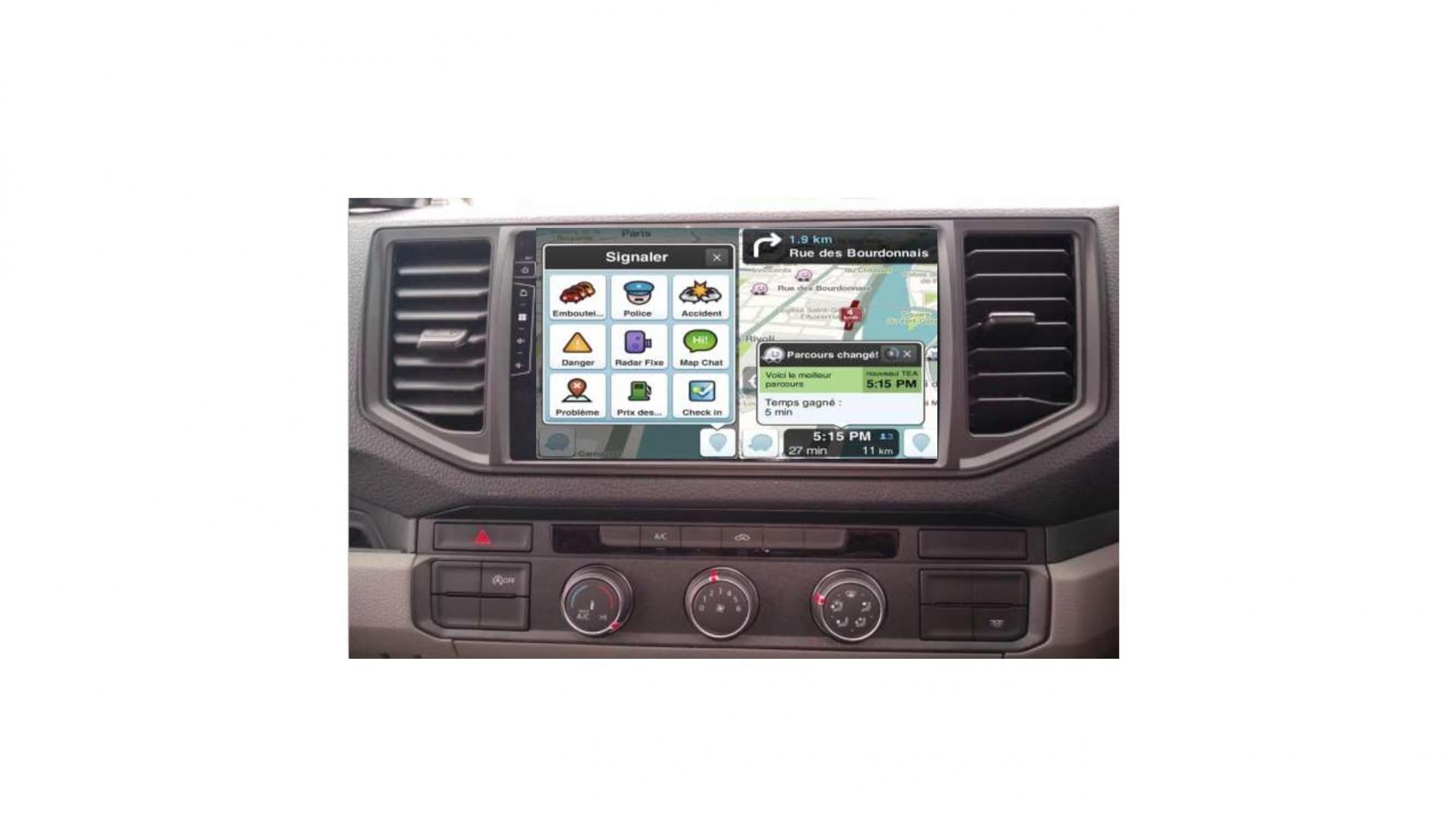 Volkswagen crafter boitier android apple carplay sans fil 4