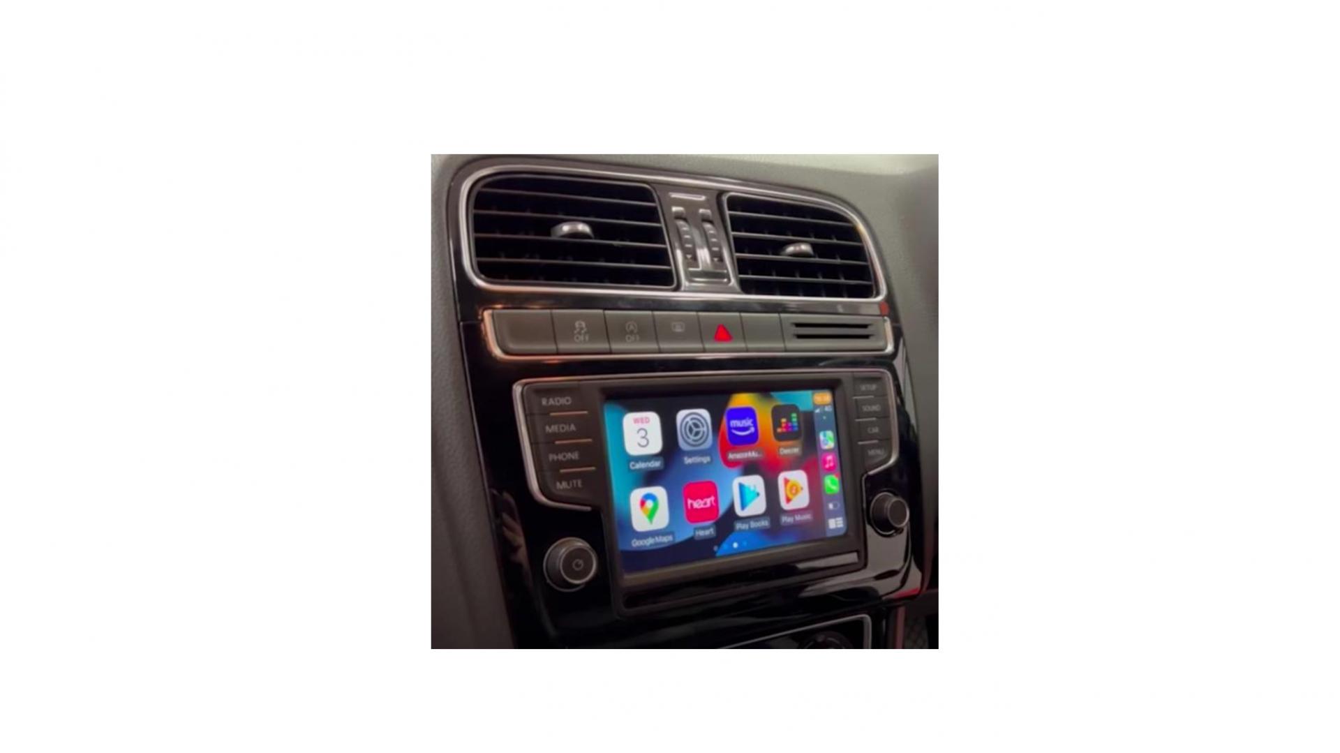 Volkswagen polo boitier android apple carplay sans fil 