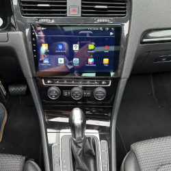 Autoradio gris GPS Volkswagen Golf 7 de de 2012 à 2020 écran entièrement Bluetooth Android & Apple Carplay + caméra de recul