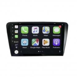 Autoradio GPS Skoda Octavia à partir de 2013 écran entièrement tactile Bluetooth Android & Apple Carplay + caméra de recul