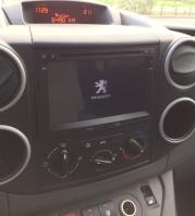 Autoradio tactile GPS Bluetooth Android & Apple Carplay Partner et Tepee de  2008 à 2019 + camera de recul